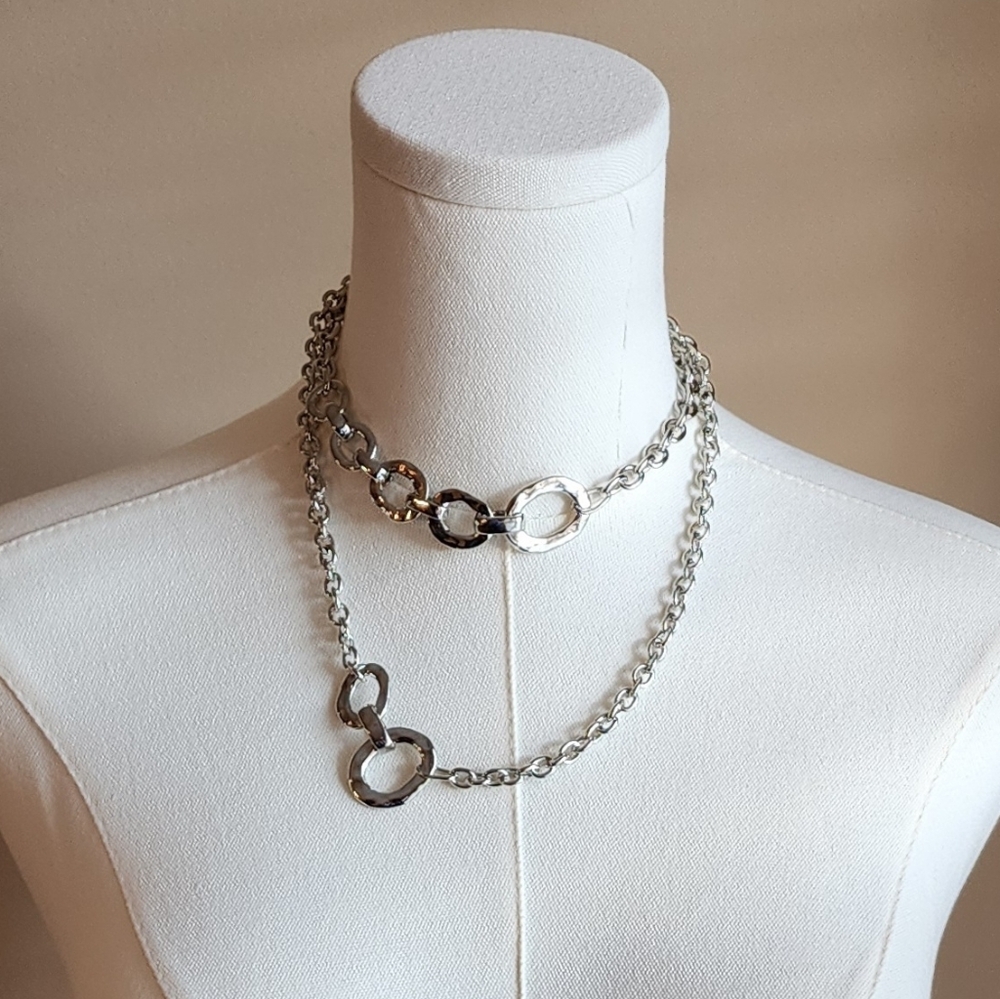 Silvertone Chain Necklace